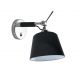 Aplice, corpuri de iluminat pentru pereti - Aplica directionabila design modern ZYTA XS neagra
