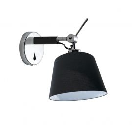 Aplice, corpuri de iluminat pentru pereti - Aplica directionabila design modern ZYTA XS neagra