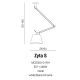 Pendule, Lustre suspendate - Pendul directionabil design modern ZYTA S gri
