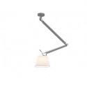 Pendul directionabil design modern ZYTA S ALU alb