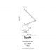 Pendule, Lustre suspendate - Pendul directionabil design modern ZYTA M alb