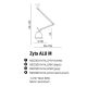 Pendule, Lustre suspendate - Pendul directionabil design modern ZYTA M ALU gri