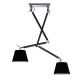 Pendule, Lustre suspendate - Lustra directionabila design modern ZYTA 2 S neagra