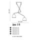 Pendule, Lustre suspendate - Lustra directionabila design modern ZYTA 2 S neagra