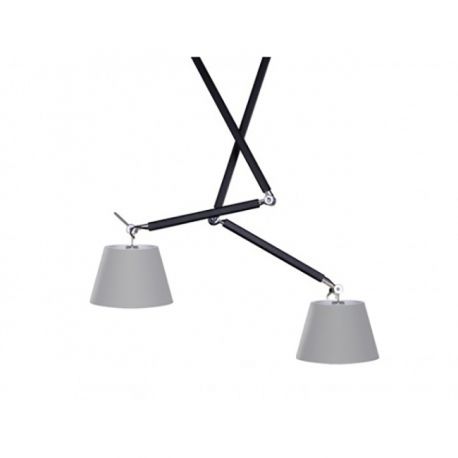 Pendule, Lustre suspendate - Lustra directionabila design modern ZYTA 2 S gri