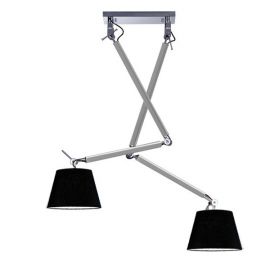 Pendule, Lustre suspendate - Lustra directionabila design modern ZYTA 2 S ALU negru