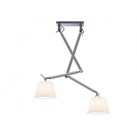 Pendule, Lustre suspendate - Lustra directionabila design modern ZYTA 2 S ALU alb