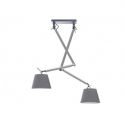 Lustra directionabila design modern ZYTA 2 S ALU gri