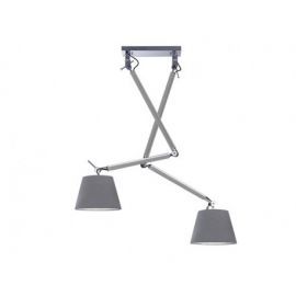 Pendule, Lustre suspendate - Lustra directionabila design modern ZYTA 2 S ALU gri
