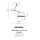 Pendule, Lustre suspendate - Lustra directionabila design modern BARCELONA GR