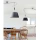 Pendule, Lustre suspendate - Lustra directionabila design modern Malaga WH