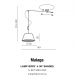 Pendule, Lustre suspendate - Lustra directionabila design modern Malaga GR