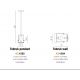 Pendule, Lustre suspendate - Pendul design industrial TOBRUK ciment