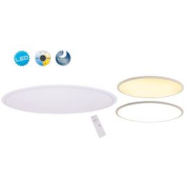 Plafoniere - Plafoniera dimabila cu iluminat LED si telecomanda Sorrent 30x60cm