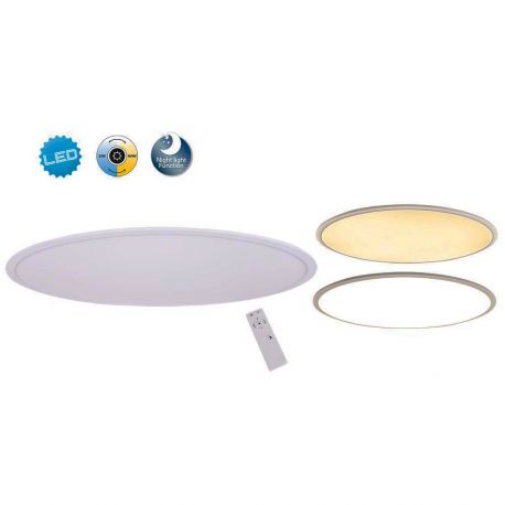 Plafoniere - Plafoniera dimabila cu iluminat LED si telecomanda Pesaro 35x80cm