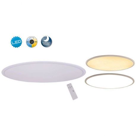 Plafoniere - Plafoniera dimabila cu iluminat LED si telecomanda Amalfi 40x100cm