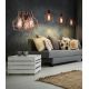 Pendule, Lustre suspendate - Pendul industrial style design cupru CARRON 1