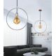Pendule, Lustre suspendate - Pendul minimalist design retro KRUG crom