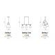 Pendule, Lustre suspendate - Lustra design industrial DARLING 3 line negru