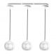 Pendule, Lustre suspendate - Lustra cu pendule design modern Gulia 3 White
