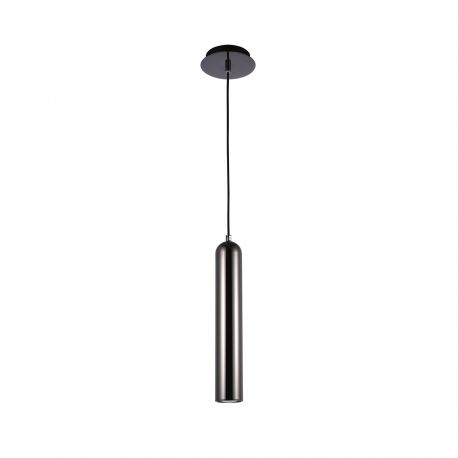 Pendule, Lustre suspendate - Pendul design modern TUBO 1 Black/Chrome