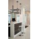 Pendule, Lustre suspendate - Pendul design modern TUBO 1 Black/Chrome