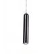 Pendule, Lustre suspendate - Pendul design modern TUBO 1 Black/Chrome