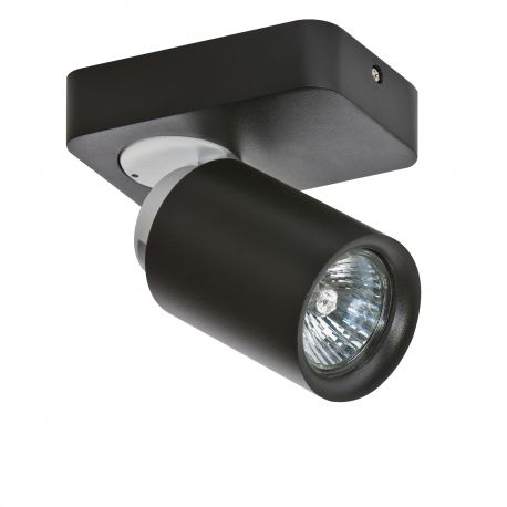 Aplice cu Spot - Aplica de perete/tavan cu spot stil modern minimalist Tomi 1 neagra