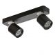 Aplice cu Spot - Aplica de perete/tavan cu spot stil modern minimalist Tomi 2 neagra