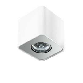 Plafoniere cu spoturi, Spoturi aplicate - Spot aplicat tavan/plafon stil modern Nino 1 White/Alu