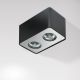 Plafoniere cu spoturi, Spoturi aplicate - Spot aplicat tavan/plafon stil modern Nino 2 Black/Alu