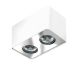 Plafoniere cu spoturi, Spoturi aplicate - Spot aplicat tavan/plafon stil modern Nino 2 White/Chrom