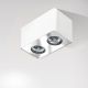 Plafoniere cu spoturi, Spoturi aplicate - Spot aplicat tavan/plafon stil modern Nino 2 White/Chrom