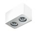 Plafoniere cu spoturi, Spoturi aplicate - Spot aplicat tavan/plafon stil modern Nino 2 White/Alu