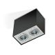 Plafoniere cu spoturi, Spoturi aplicate - Spot aplicat tavan/plafon stil modern ELOY 2 Black/Alu