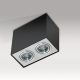 Plafoniere cu spoturi, Spoturi aplicate - Spot aplicat tavan/plafon stil modern ELOY 2 Black/Alu