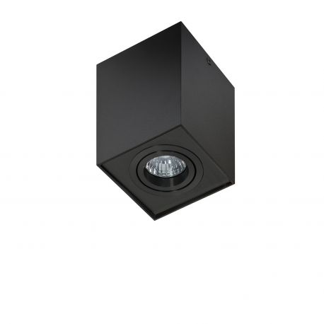 Plafoniere cu spoturi, Spoturi aplicate - Spot aplicat tavan/plafon stil modern MINI ELOY negru