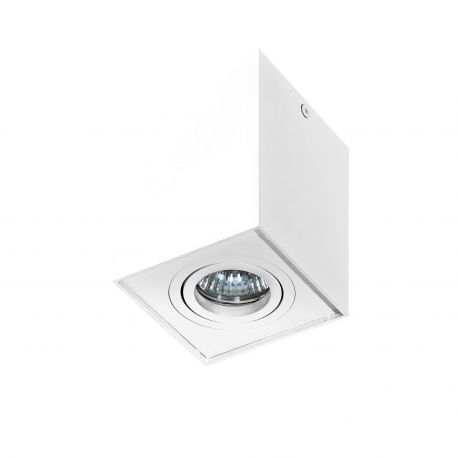 Plafoniere cu spoturi, Spoturi aplicate - Spot aplicat tavan/plafon stil modern MINI ELOY alb
