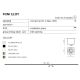Plafoniere cu spoturi, Spoturi aplicate - Spot aplicat tavan/plafon stil modern MINI ELOY crom