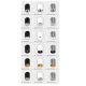 Plafoniere cu spoturi, Spoturi aplicate - Spot aplicat tavan/plafon stil modern Remo negru
