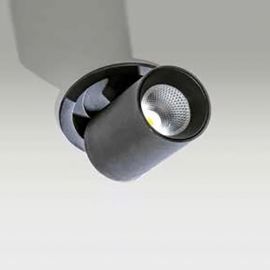 Spoturi tavan fals - Spot LED dimabil incastrabil, directionabil pentru tavan/plafon LUNA negru