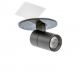 Spot LED incastrabil, directionabil pentru tavan/plafon LINA negru