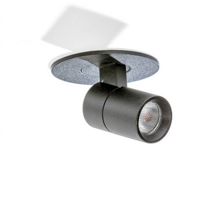 Spoturi tavan fals - Spot LED incastrabil, directionabil pentru tavan/plafon LINA negru