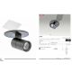 Spoturi tavan fals - Spot LED incastrabil, directionabil pentru tavan/plafon LINA negru