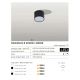 Plafoniere cu spoturi, Spoturi aplicate - Spot LED aplicat MONZA R 8 3000K alb