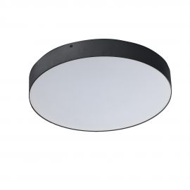 Plafoniere - Plafoniera LED design slim MONZA R 40 3000K neagra