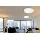 Lustre aplicate - Lustra LED dimabila cu telecomanda de tavan/plafon SONA 55 alba