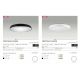 Plafoniere - Plafoniera LED slim CORTONA 41 4000K neagra