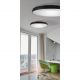 Plafoniere - Plafoniera LED slim CORTONA 55 3000K neagra