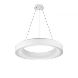 Pendule, Lustre suspendate - Lustra LED dimabila cu telecomanda SOVANA 55 alba